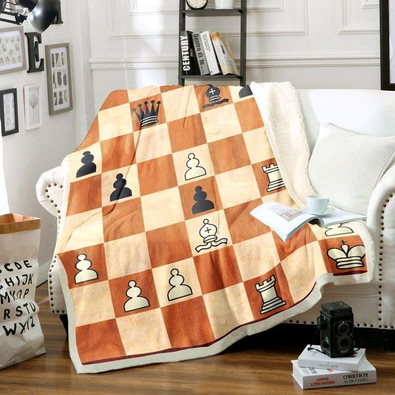 Chess Comfy Sofa Throw Blanket