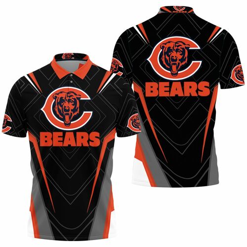 Chicago Bears Logo Legging For Fan 3D All Over Print Polo Shirt