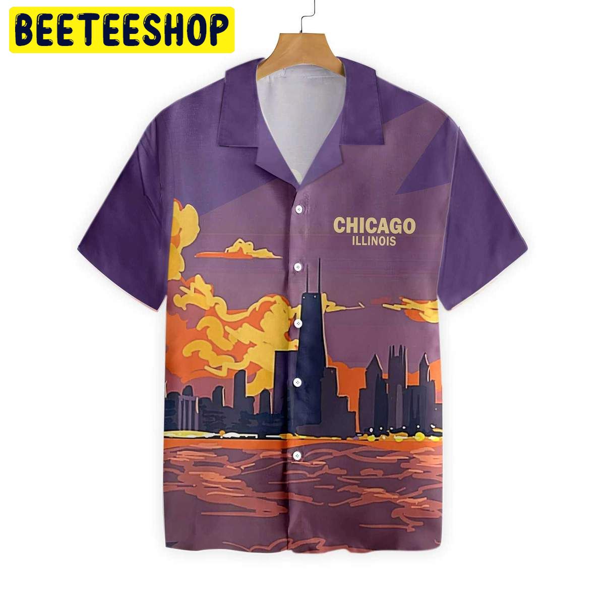 Chicago Illinois Trending Hawaiian Shirt