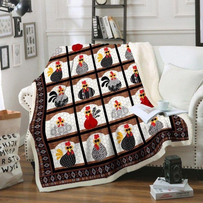 Chicken Comfy Sofa Throw Blanket