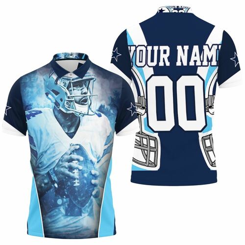 Chidobe Awuzie 24 Dallas Cowboys Nfc East Division Champions Super Bowl 2021 Personalized 3D All Over Print Polo Shirt