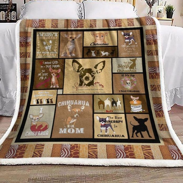 Chihuahua Lover Chihuahua Mom Comfy Sofa Throw Blanket