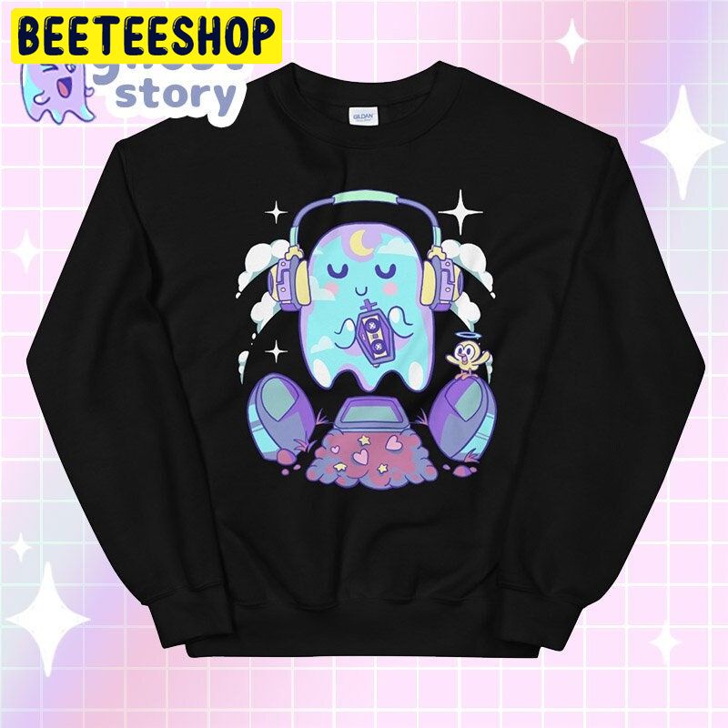 Chilling Ghost Harajuku Fancy Kei Kawaii Trending Unisex Shirt