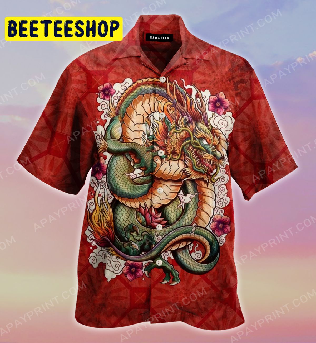 Chinese Dragon Trending Hawaiian Shirt - Beeteeshop