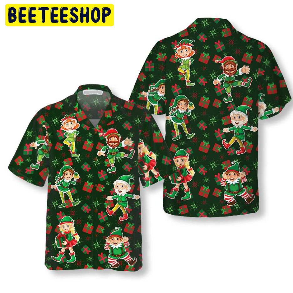 Christmas Elf Party Trending Hawaiian Shirt