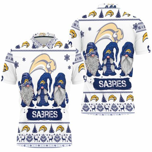 Christmas Gnomes Buffalo Sabres Ugly Sweatshirt Christmas 3d 3D All Over Print Polo Shirt