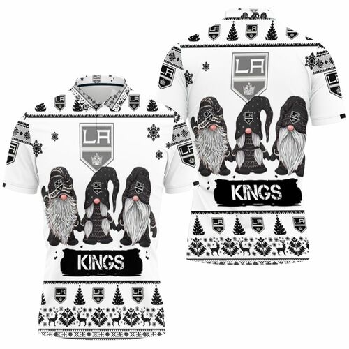 Christmas Gnomes Los Angeles Kings Ugly Sweatshirt Christmas 3d 3D All Over Print Polo Shirt