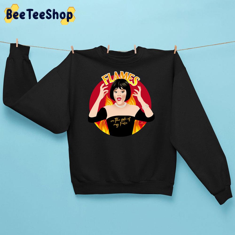 Clue 1985 Flames On The Side Of My Face Halloween Trending Unisex Sweatshirt