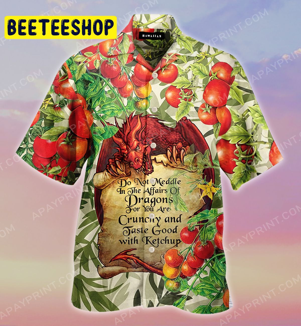 Color Fantasy Dragon Summer Trending Hawaiian Shirt