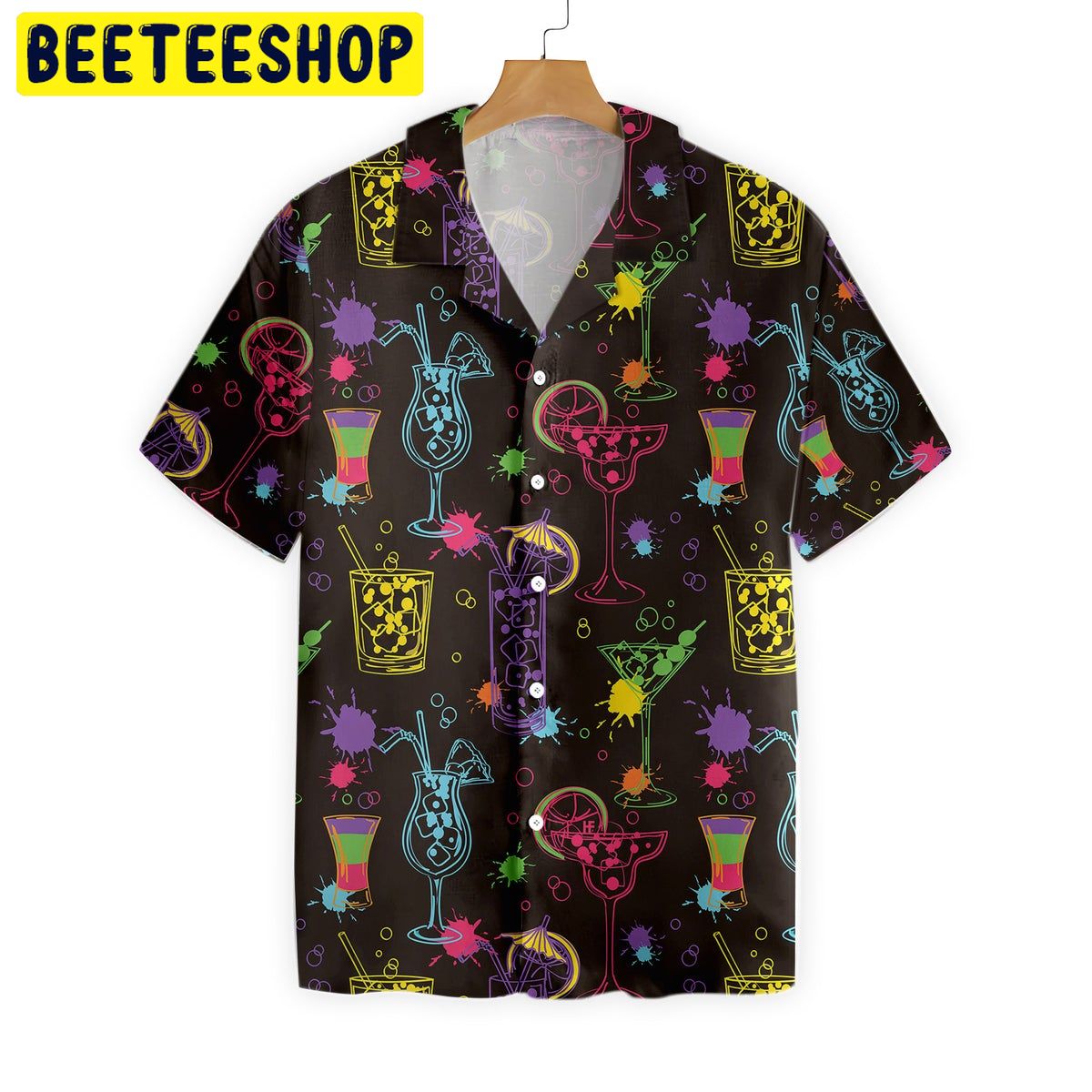 Colorful Cocktails Trending Hawaiian Shirt - Beeteeshop