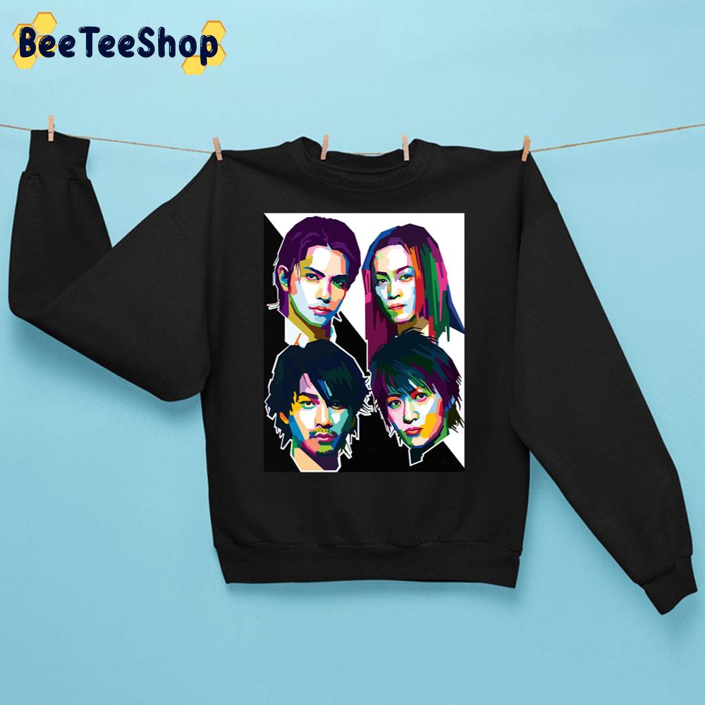 Colorful L’arc-En-Ciel Band Japanese Band Pop Art Trending Unisex Sweatshirt