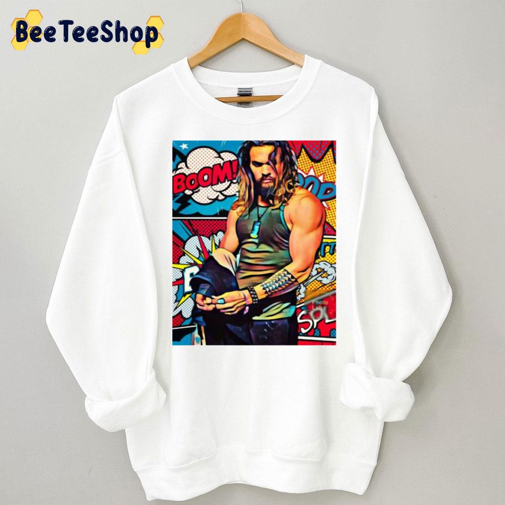 Comic Style Jaeson Momoa Sexy Man Trending Unisex Sweatshirt