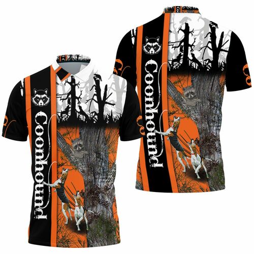 Coonhound Hunting Dog 3d Jersey 3D All Over Print Polo Shirt