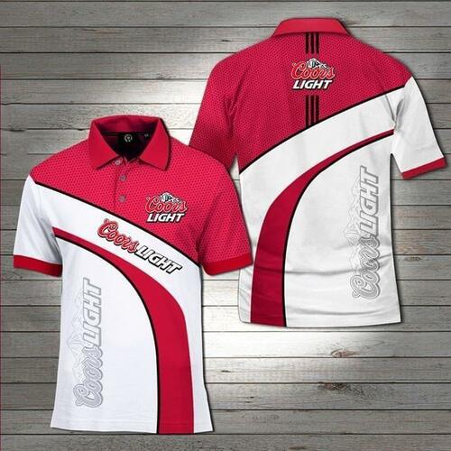 Coors Light Polo Hoodie All Over Print Shirt 3d T-shirt