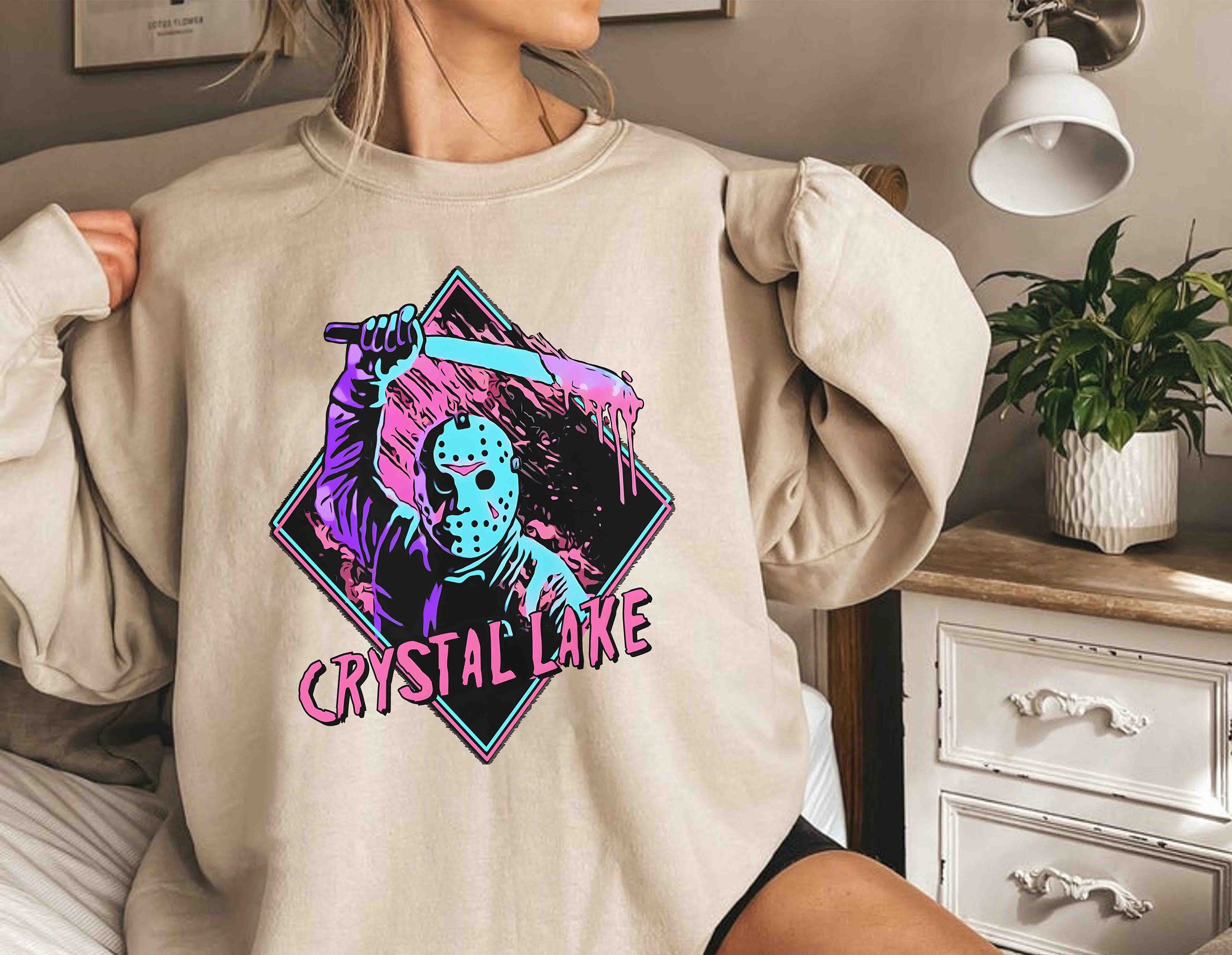 Crystal Lake Jason Friday the 13th Retro 90s Sweatshirt