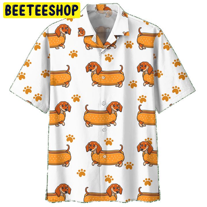 Cute Dachshund Trending Hawaiian Shirt