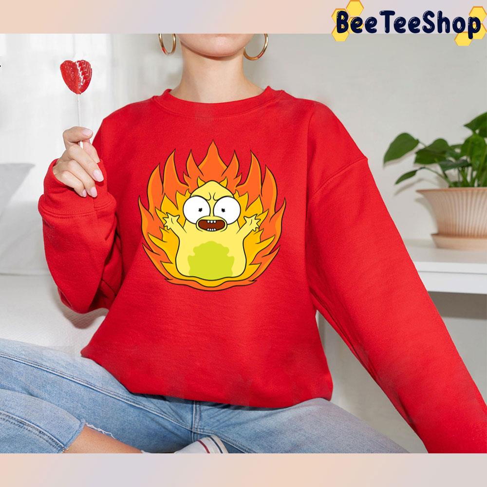 Cute Evil Pupa Fire Solar Opposites Trending Unisex T-Shirt - Beeteeshop