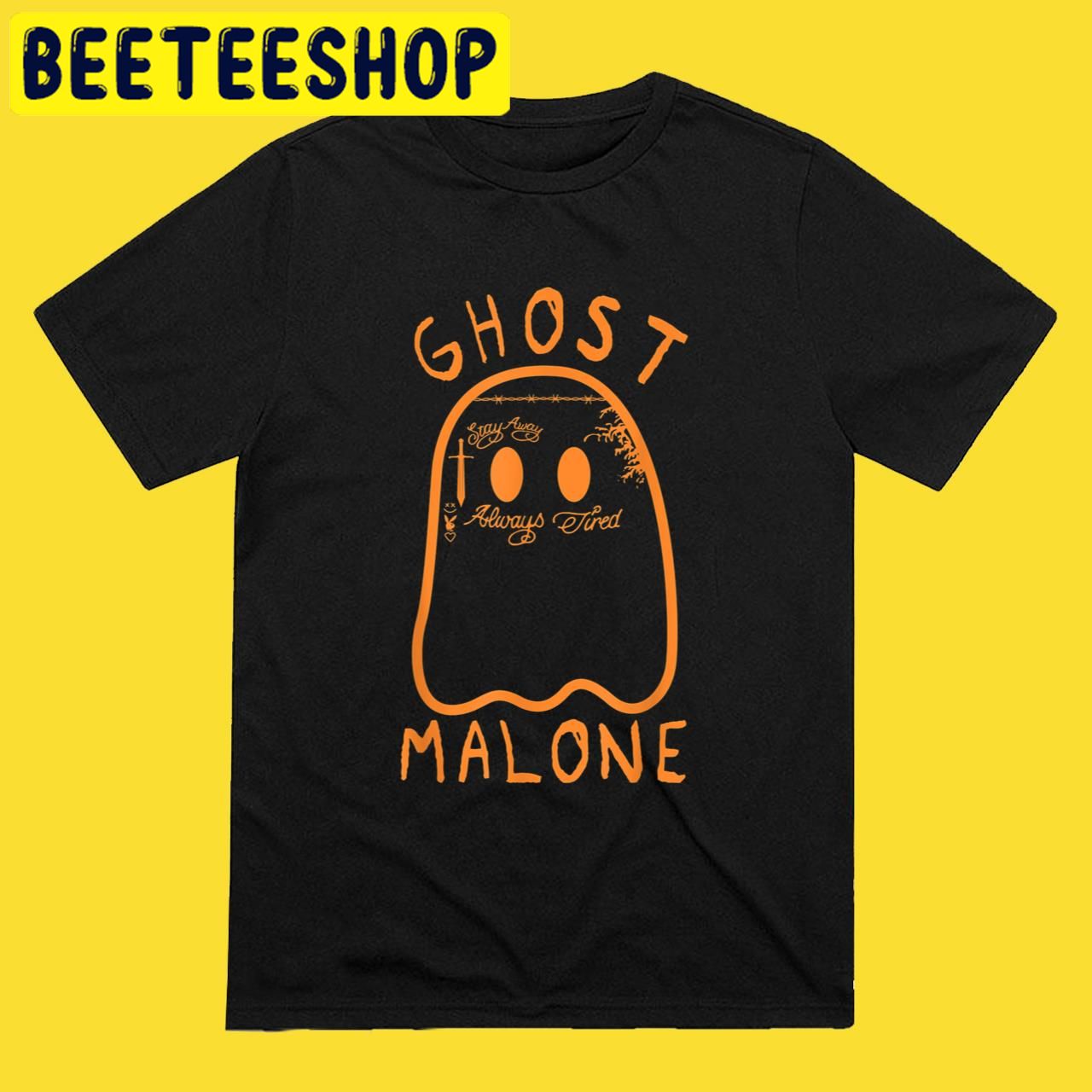 Cute Ghost Malone Fall Season 2022 Halloween Trending Unisex T-Shirt