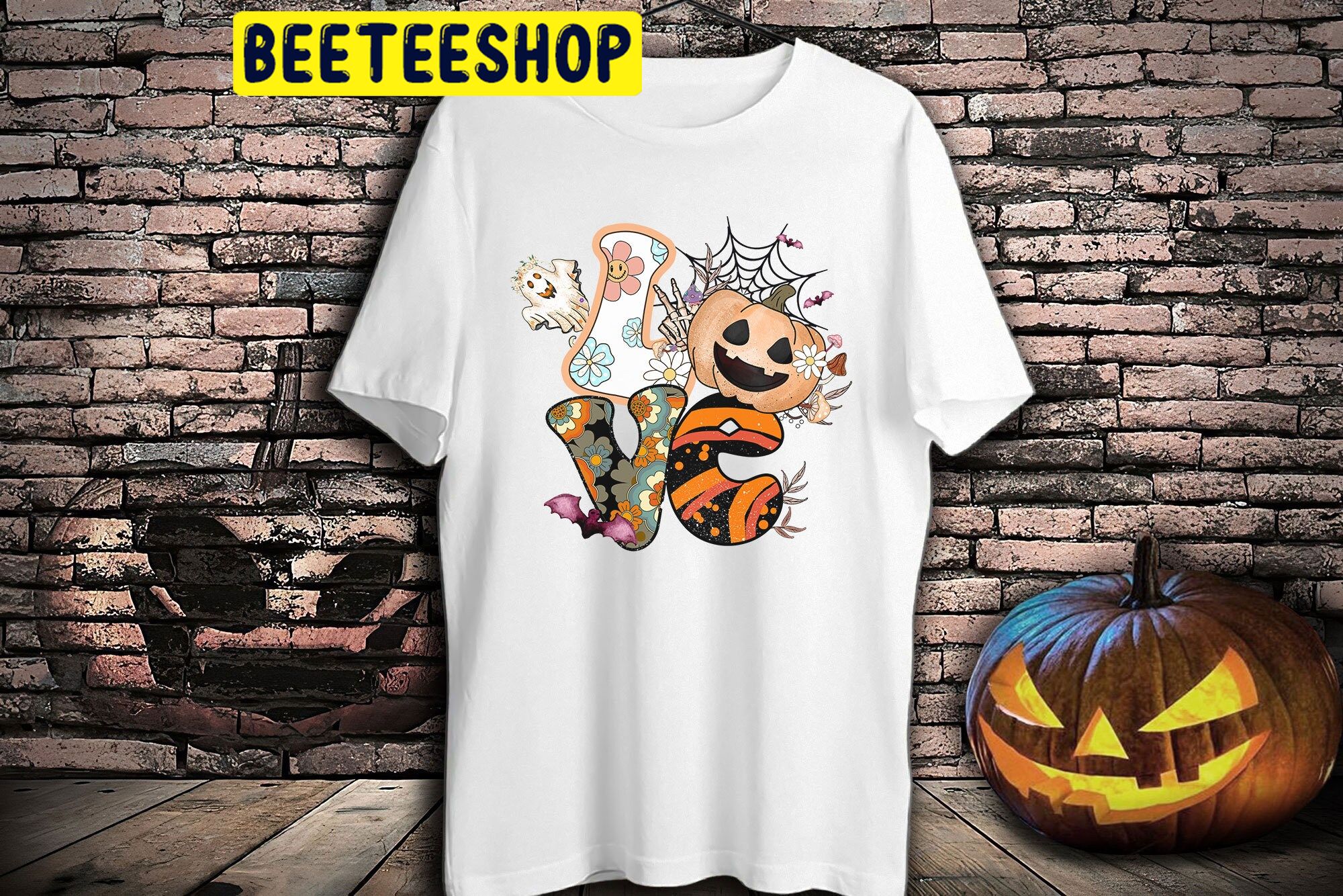 Cute Love Halloween Sublimation Trending Unisex Shirt