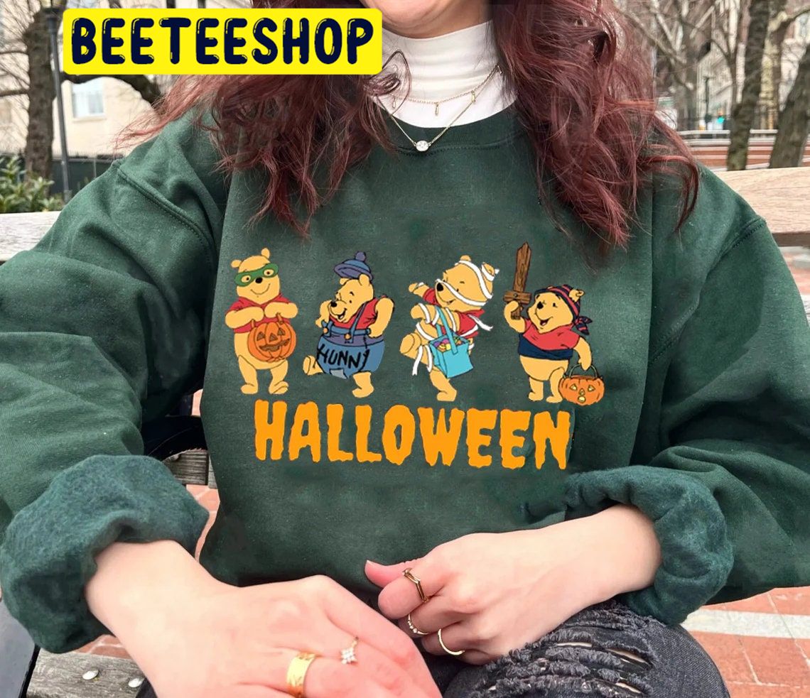 Cute Pooh Halloween Trending Unisex Shirt