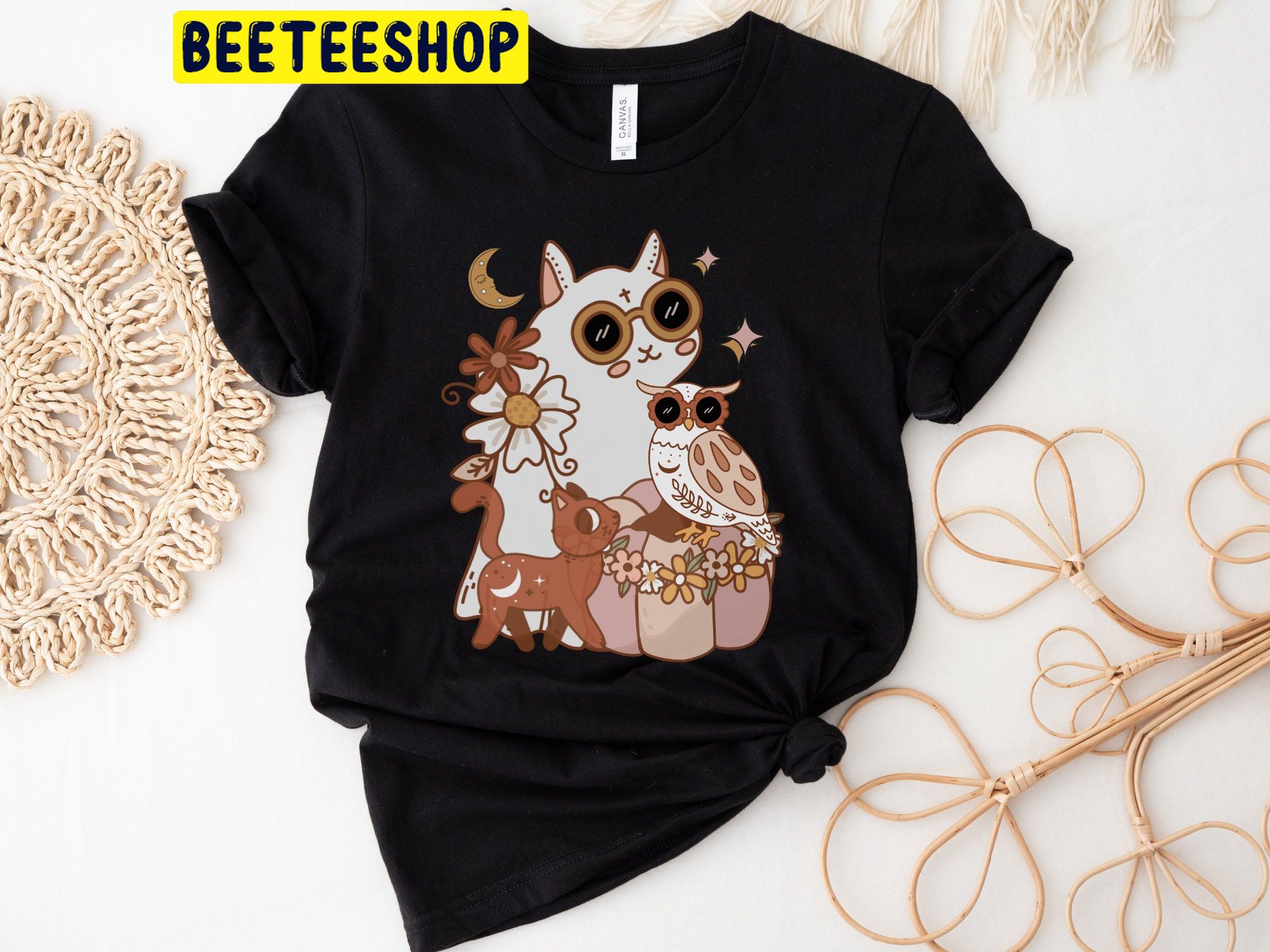 Cute Retro Halloween Ghost Trending Unisex Shirt