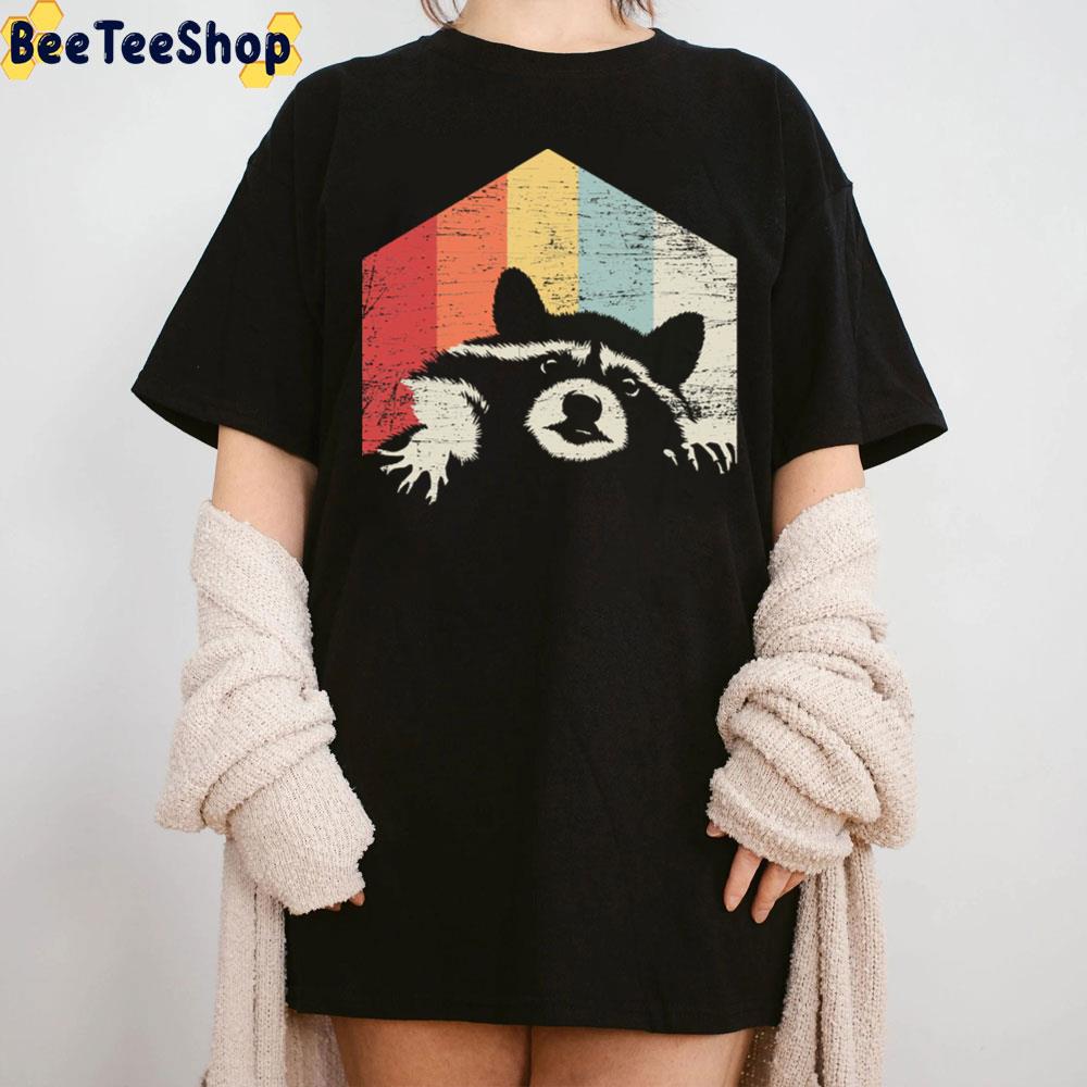 Cute Vintage Raccoon Trending Unisex T-Shirt