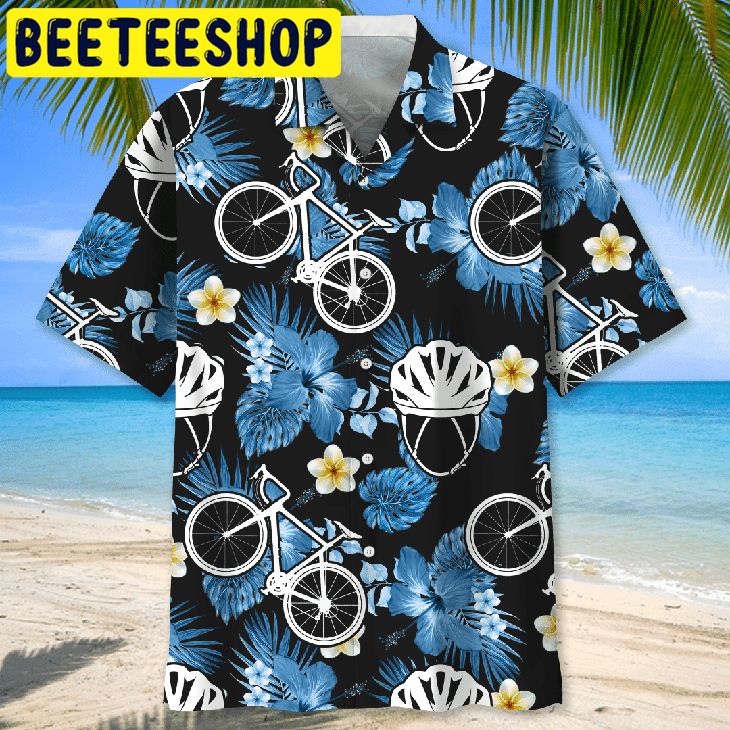 Cycling Nature Hawaiian Shirt