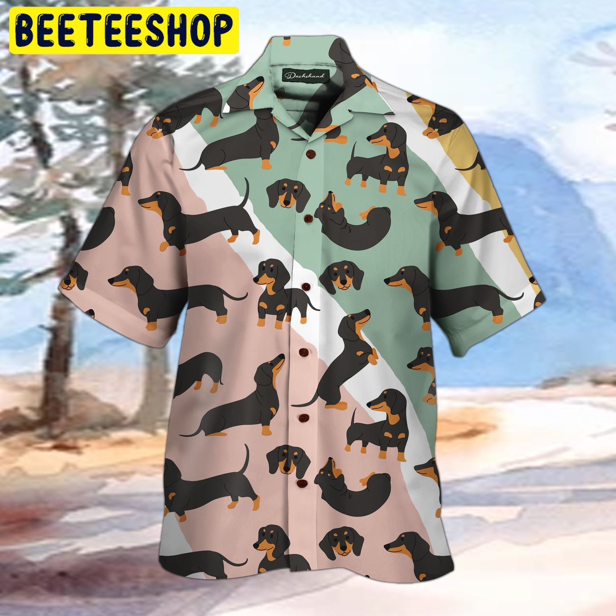 Dachshund So Cute 3D All Over Printed Trending Hawaiian Shirt