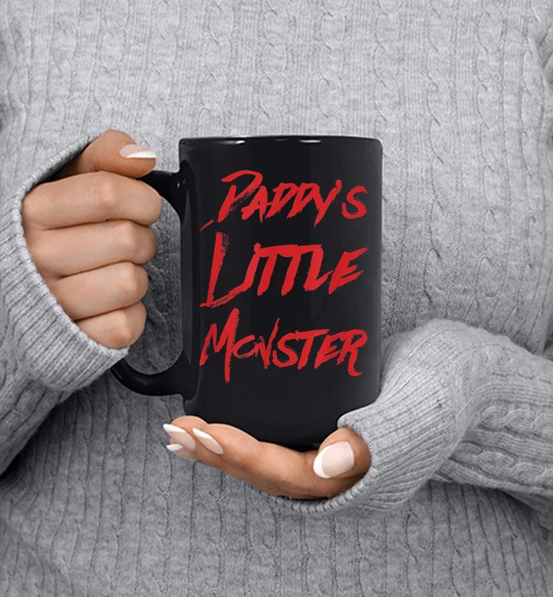 Daddy 039s Little Monster Halloween Mug