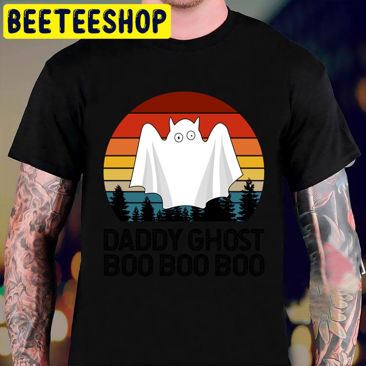 Daddy Ghost Boo Boo Boo Single Dad Halloween Trending Unisex T-Shirt