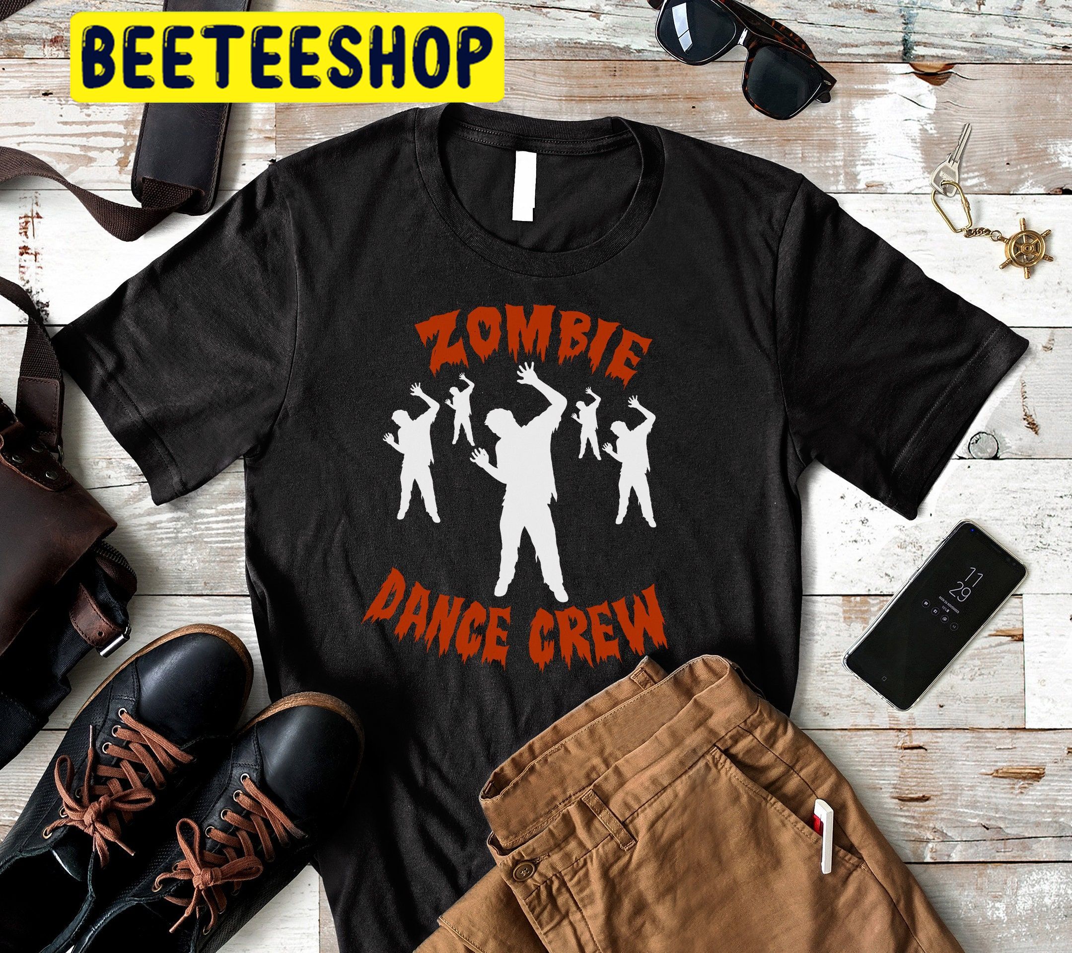 Dancing Zombies Shirt Dance Challenge HalloweenTrending Unisex Shirt