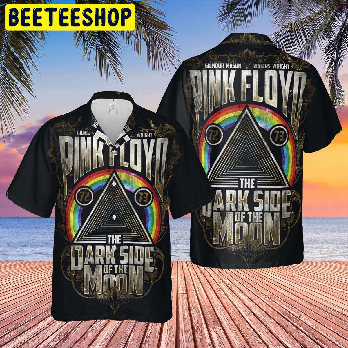 Dark Side Of The Moon 1972 1973 Hawaiian Shirt