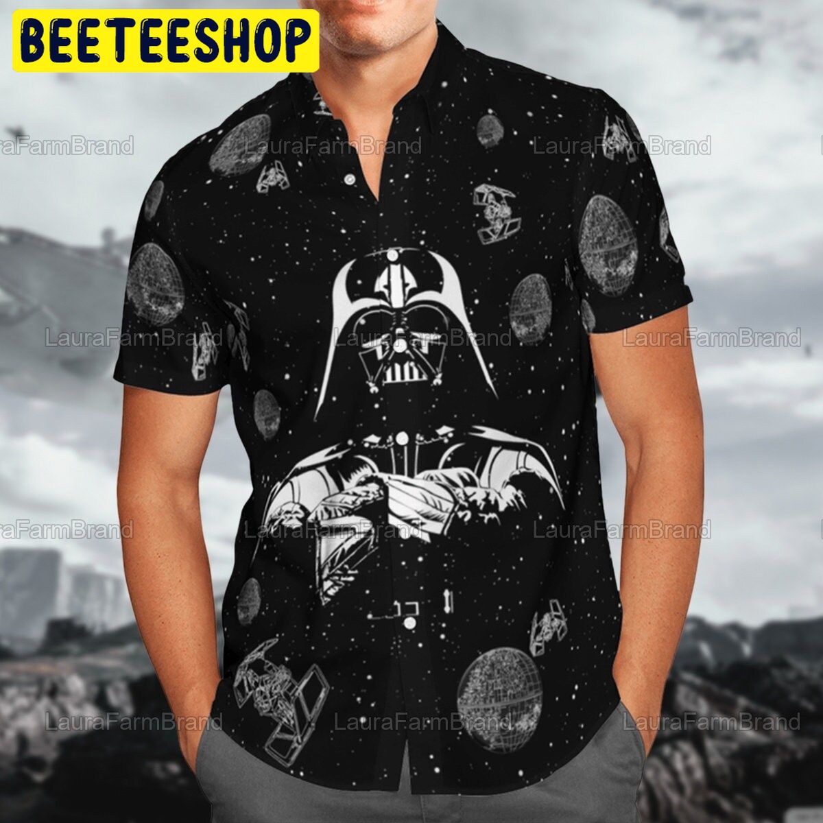 Dark Vader Galaxy Star Wars Trending Hawaiian Shirt