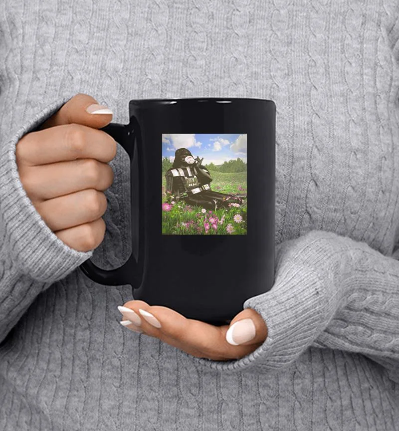 Darth Vader drink Tea Flowers Mug