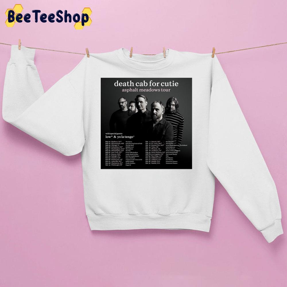 Death Cab For Cutie Asphalt Meadows Tour 2022 Trending Unisex Sweatshirt