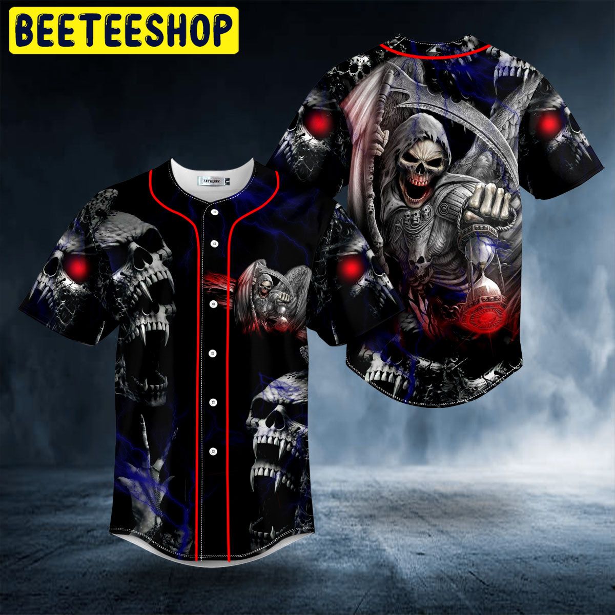 Death Devil Blood Skull Trending Baseball Jersey