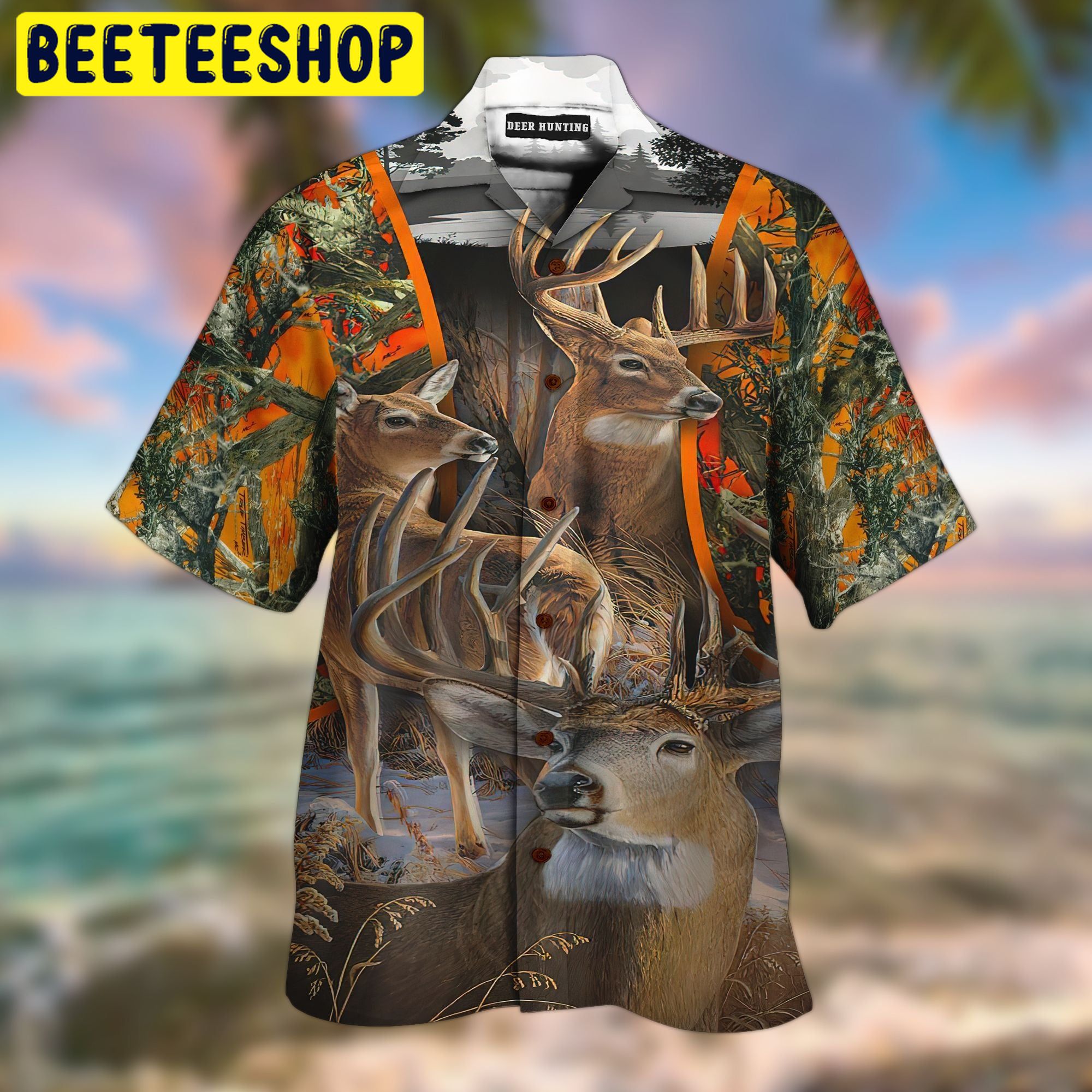 Deer Hunting 3D All Over Printed Trending Hawaiian Shirt