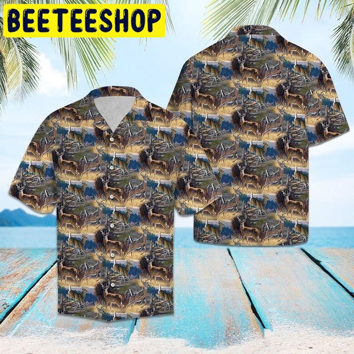 Deer Hunting Hawaiian Shirt