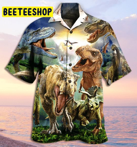 Design Dinosaur Trending Hawaiian Shirt