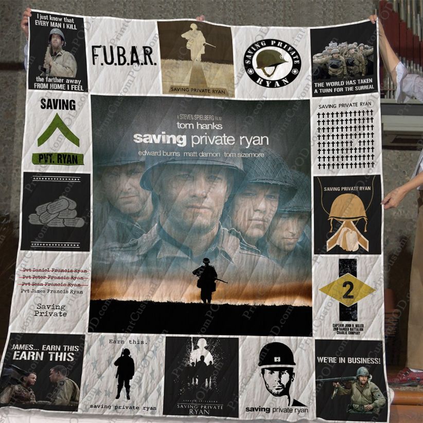 Design Saving Private Ryan Quilt Blanket