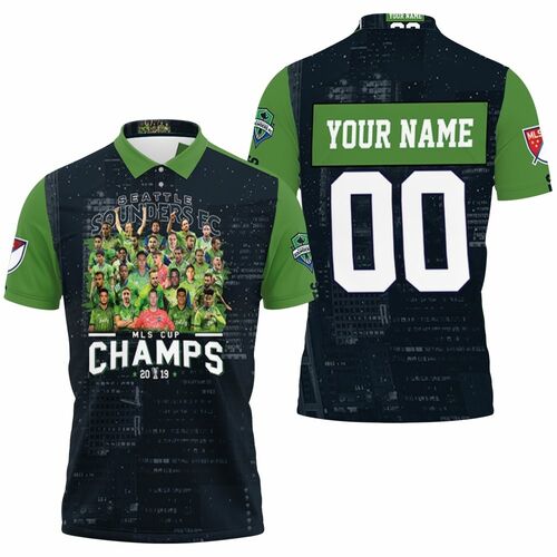 Design Seattle Sounders Fc Mls Cup Champions 2019 Personalized 3D All Over Print Polo Shirt