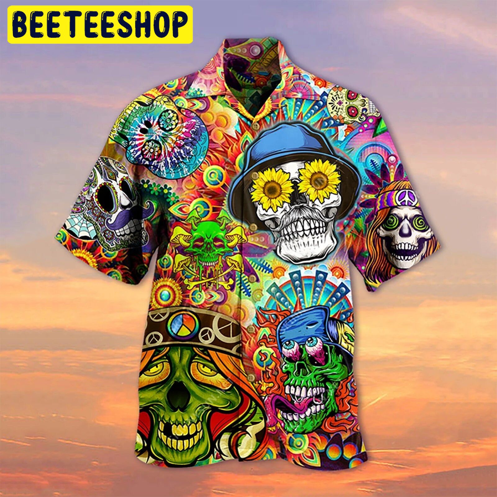 Design Skull Trending Hawaiian Shirt