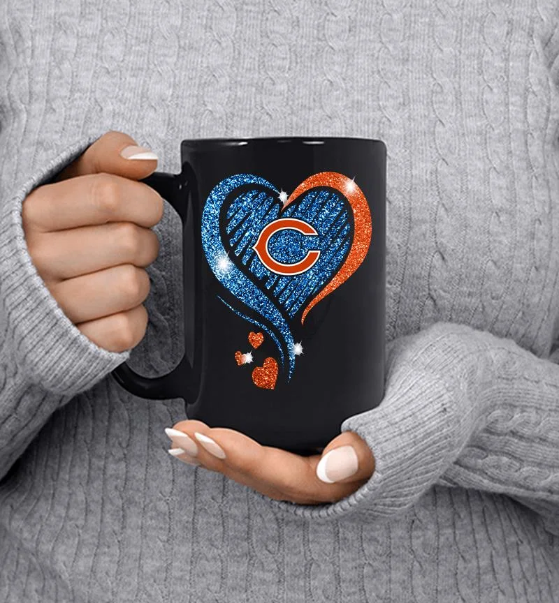 Diamond Chicago Bears Love Mug