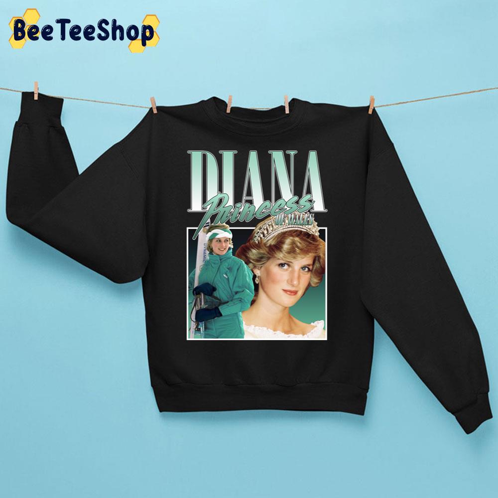 Diana Princess Of Wales 90s Style Trending Unisex Sweatshirt