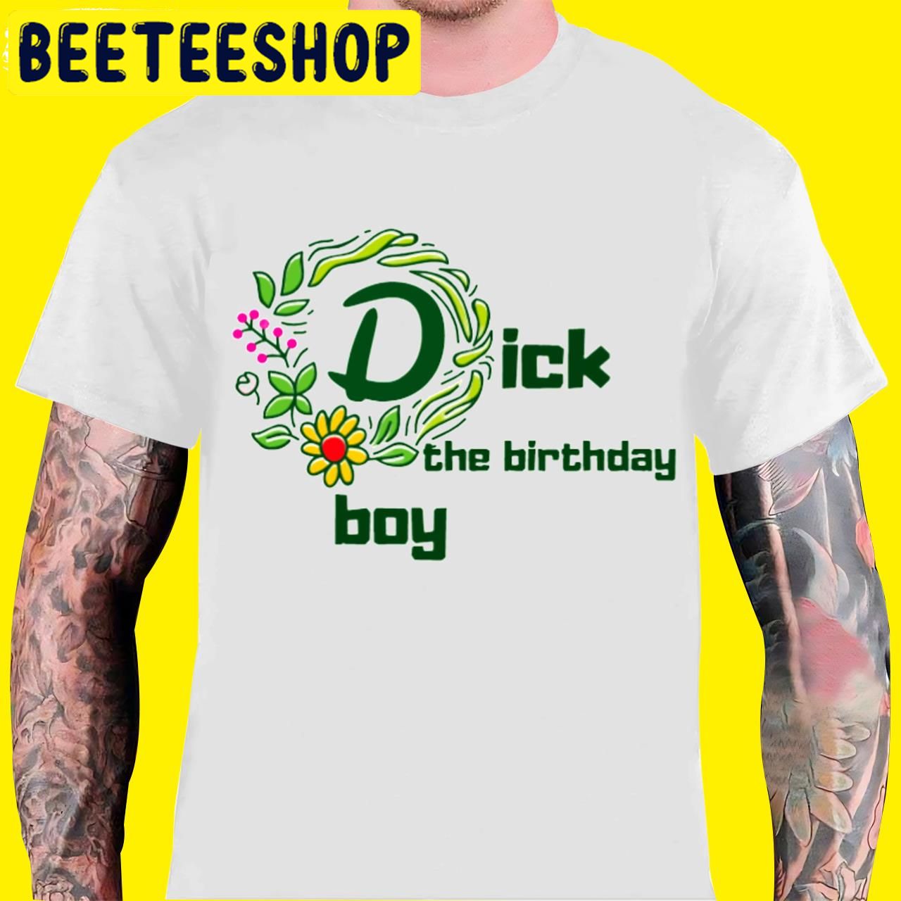 Dick The Birthday Boy TFloral Flower Halloween Trending Unisex T-Shirt