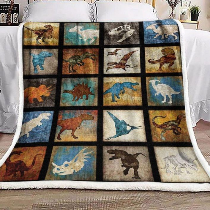 Dinosaur 2 Comfy Sofa Throw Blanket