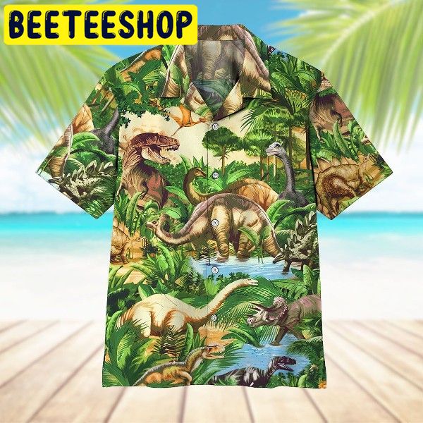 Dinosaur Hawaiian Shirt 4359