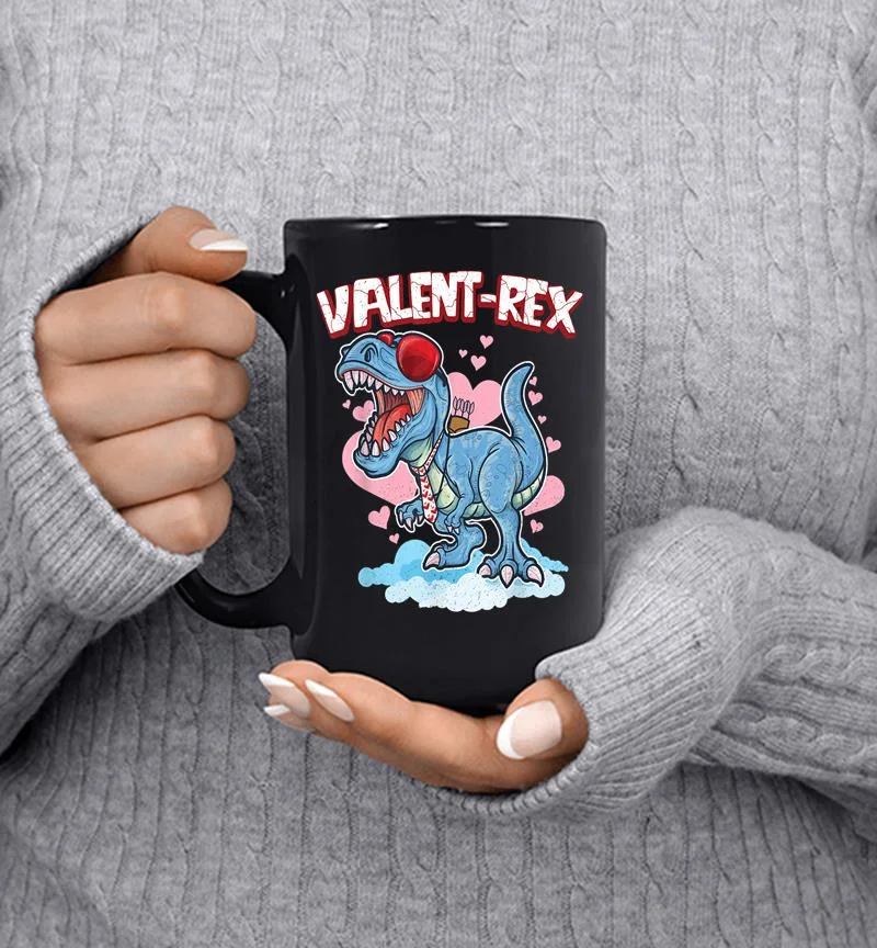 Dinosaur Valentine T Rex Valentines Day Valent-rex Trex Mug