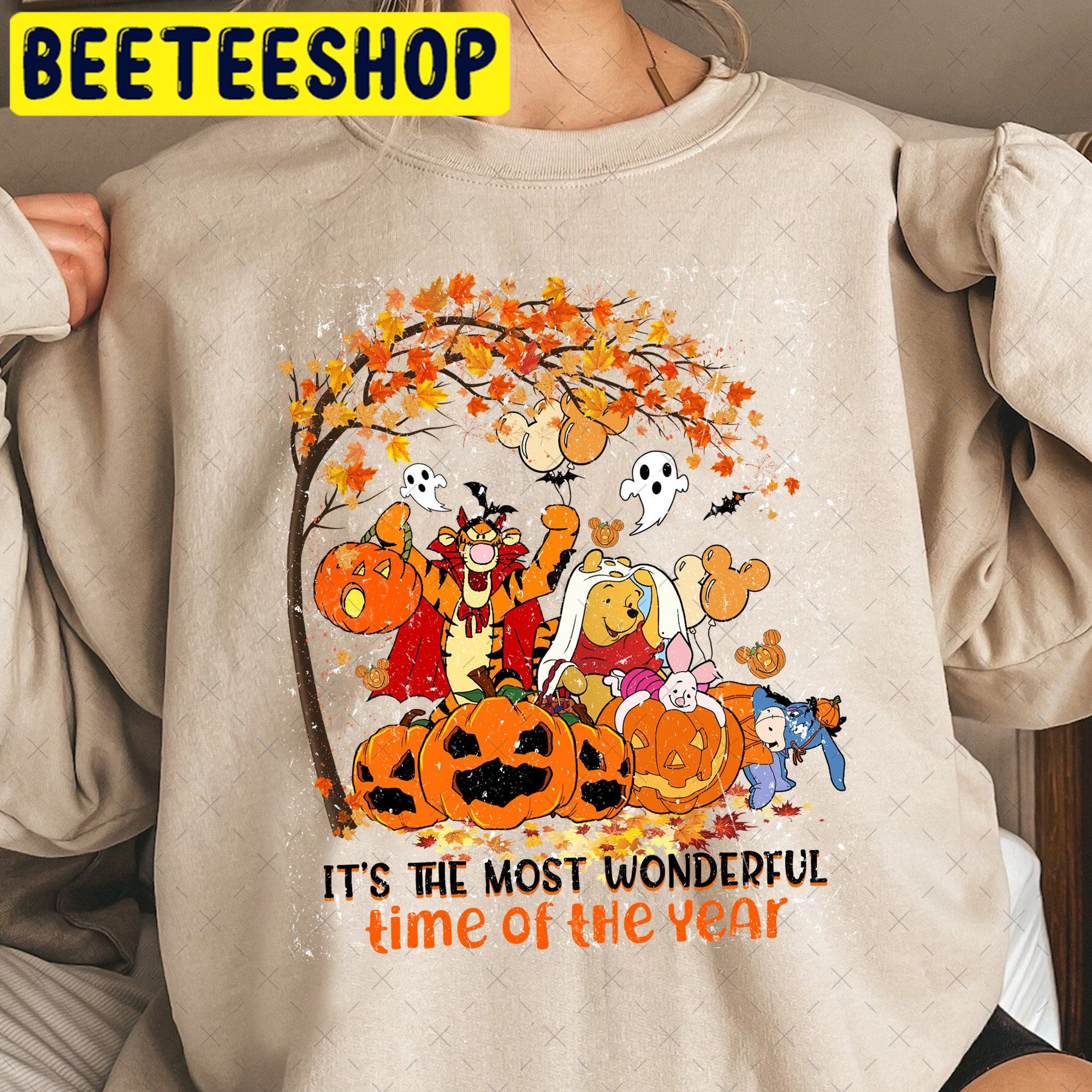 Disney Fall Piglet Winnie The Pooh Halloween Trending Unisex Shirt