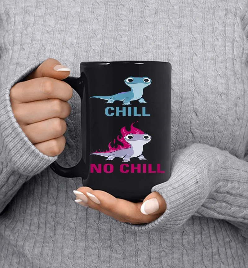 Disney Frozen 2 Salamander Chill vs No Chill Mug